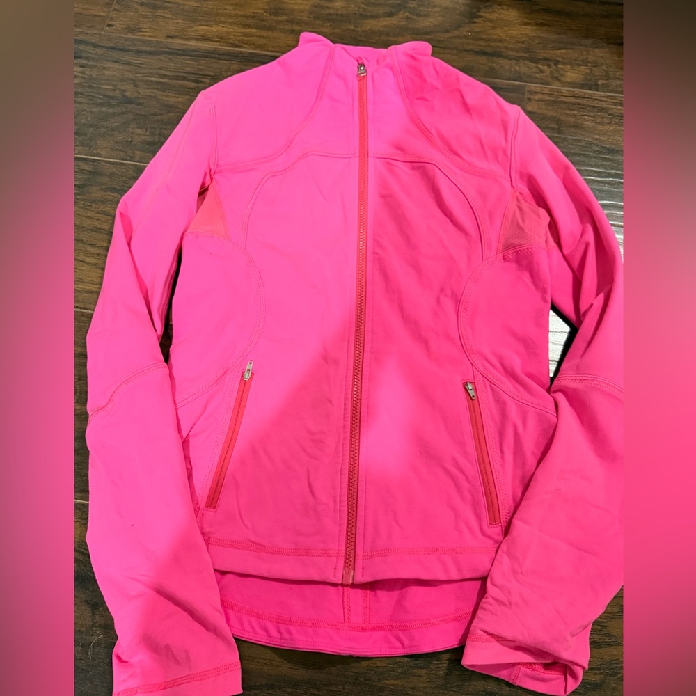 Lululemon Define Jacket Luon in hot pink